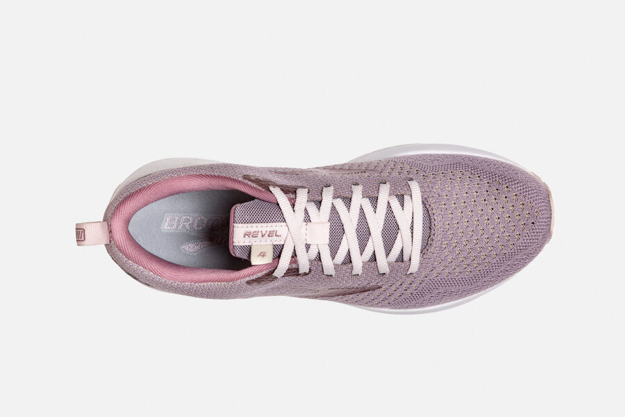 Brooks Revel 4 Road Loopschoenen Dames - Roze - 541268KQZ